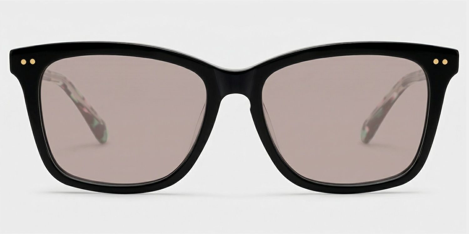 Layla Square Black Full Rim Sunglasses | ZEELOOL CA0