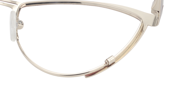 Browline White Glasses | Zeelool Eyeglasses6