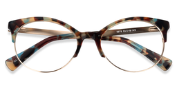 Cinderella Cat Eye Blue Tortoise Glasses1