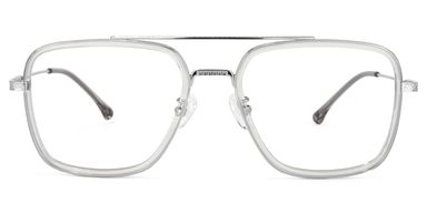 Nayeli Aviator Gray-Silver Glasses