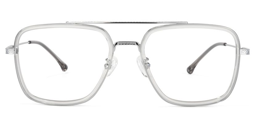 Nayeli Aviator Gray-Silver Glasses