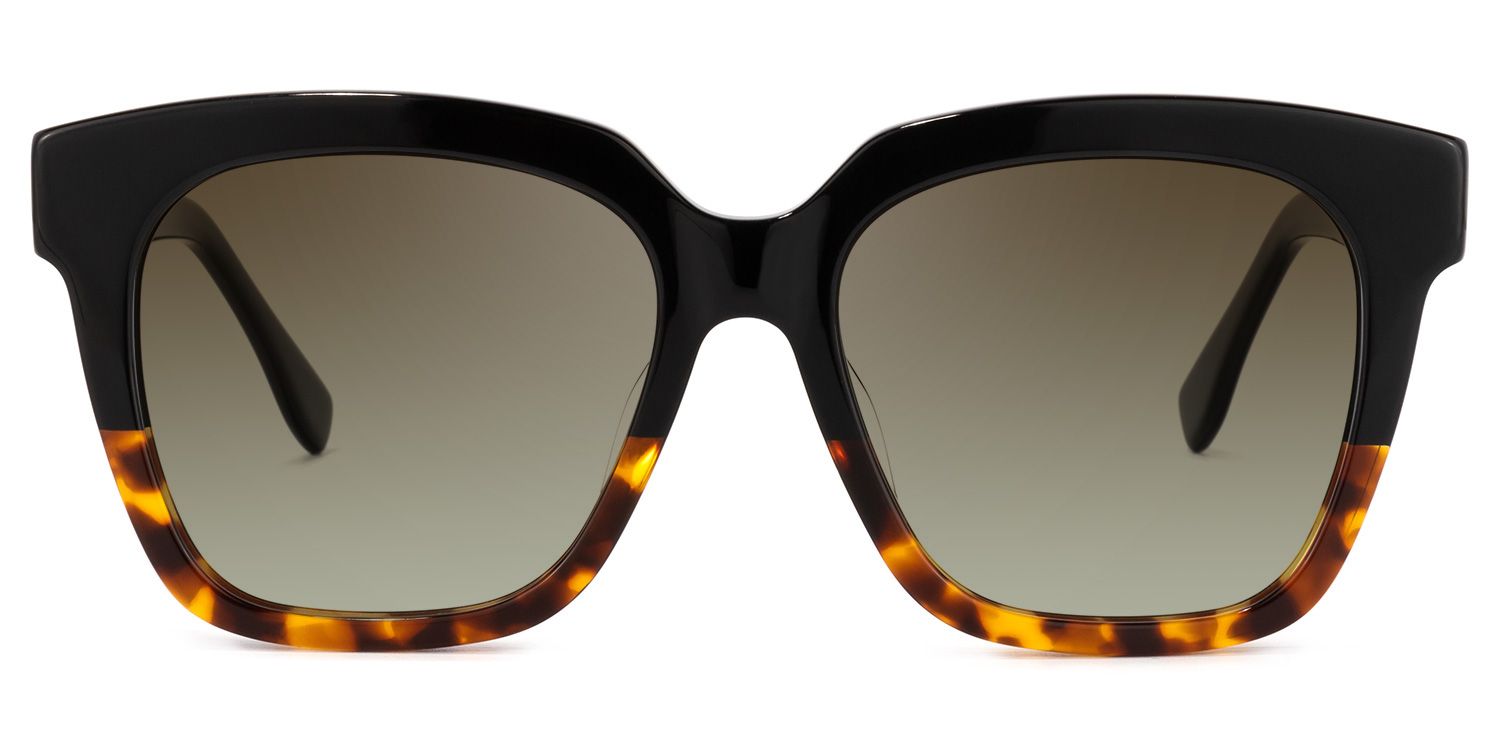 Xion Square Tortoise Sunglasses for Women & Men | ZEELOOL CA0