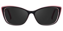Fidelia Black Cat eye Sunglasses0