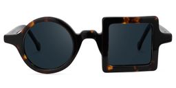Paola Asymmetric Tortoise Glasses10