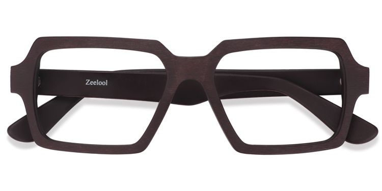 Arthur Geometric Brown Glasses
