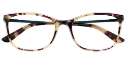 Kelvin Rectangle Light Tortoise Glasses1