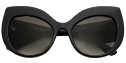 Tania Cateye Black Sunglasses1