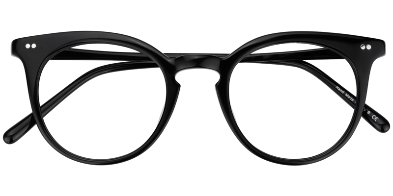 Round Black Glasses | Zeeelool Eyeglass Frames1