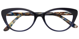 Renata Cateye Dark-Blue Glasses1