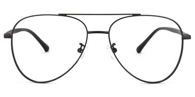 Paige Aviator Black Glasses