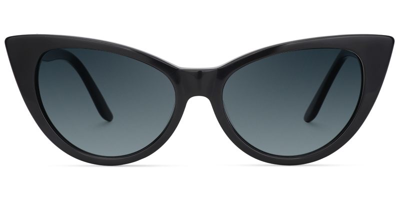 Marilyn Cat Eye Black Sunglasses for Women & Men | ZEELOOL CA0