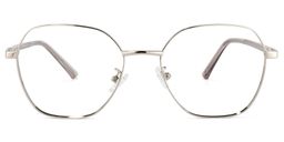 Perry Geometric Silver Glasses0