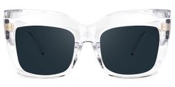 Alberta Cat Eye Clear Glasses7