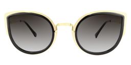 Rainey Cateye Black Sunglasses0
