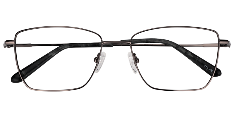 Rectangle Black Glasses | Zeelool Eyeglass Frames1
