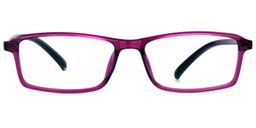 Jasper Rectangle Purple Glasses0