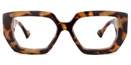 Reece Geometric Tortoise Glasses0