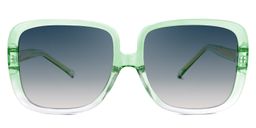 Raymond Square Green Sunglasses0