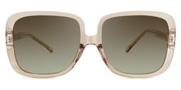 Raymond Square Beige Sunglasses0