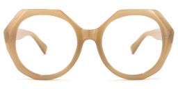 Skylar Geometric Cameo-Brown Glasses0