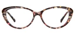 Charlene Cat-eye Tortoise Glasses0