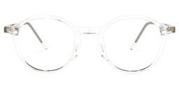 Sasha Round Clear Glasses0