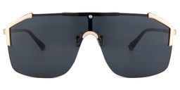 Titus Geometric Dark-Gray Sunglasses0