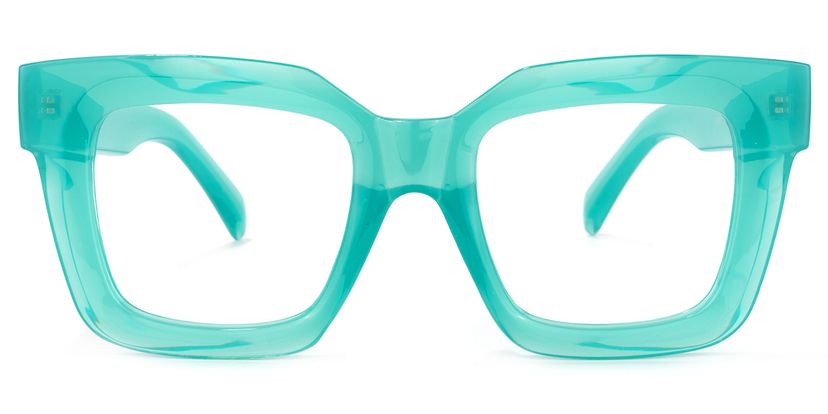 Trinity Square Green Glasses