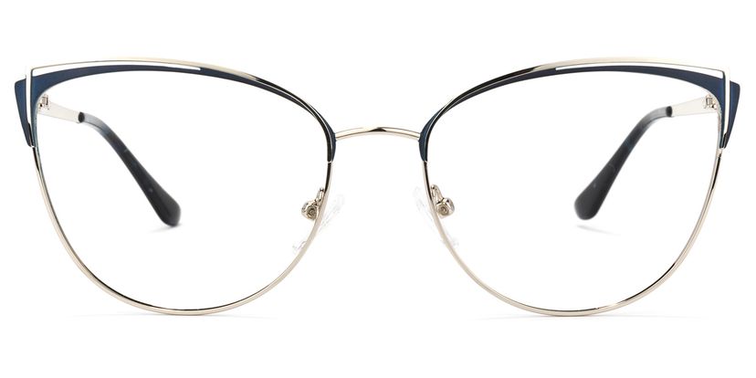 Faust Cateye Dark-Blue Glasses