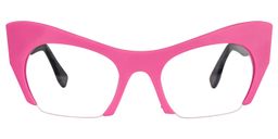 Kyle Cat Eye Pink Glasses0
