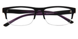 Aletta Half-Rim Purple Glasses1