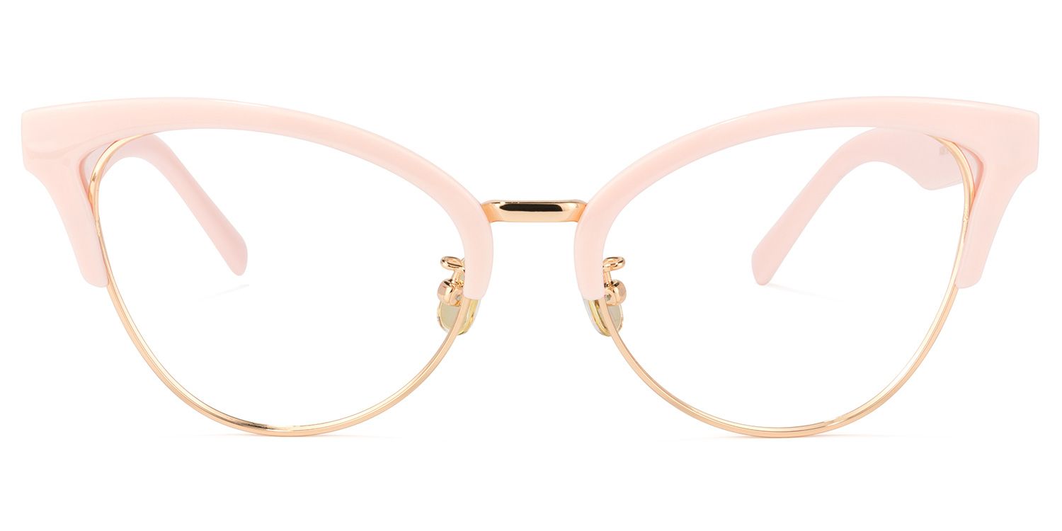 Browline Pink Glasses0