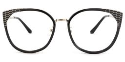 Yvette Cateye Black Glasses0