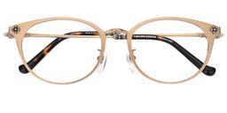Francie Oval Titanium Glasses1