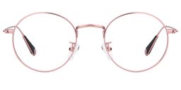 Lilith Round Pink Glasses 0