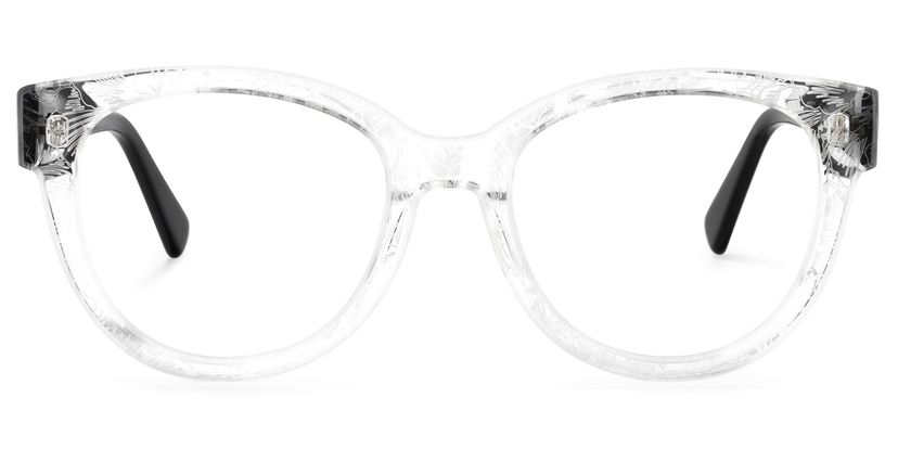 Yasir Round Clear Glasses