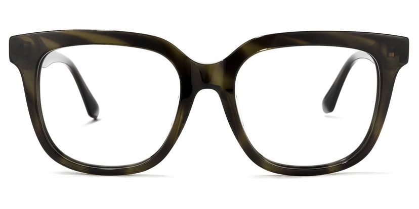 Quiana Square Dark-Tortoise Glasses