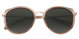 Salome Cat-eye Light-Brown Sunglasses1