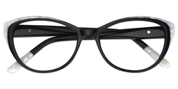Irving Cateye Black Glasses1