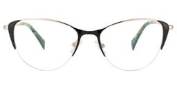Erbach Cateye Black Glasses0