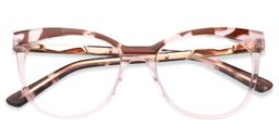 Casimir Browline Pink Glasses1