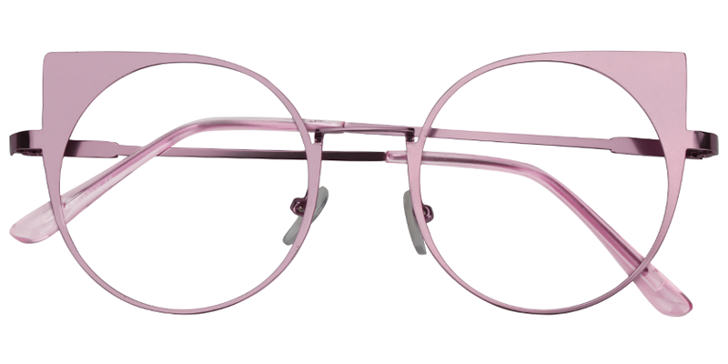 Cateye Pink Glasses1