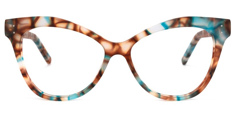 Eschwege Cateye Green-Floral Glasses