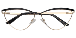 Hedy Cateye Black Glasses 2