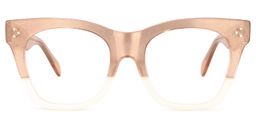 Tandy Rectangle Beige Glasses0