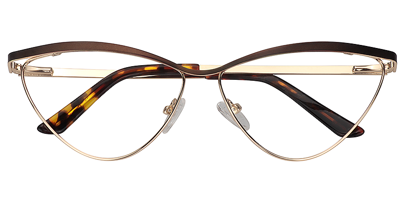 Brown Cateye Glasses | Zeelool Eyeglass Frames2