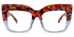 Charmaine Cat Eye Light-Purple Glasses0