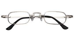 Atalanta Rectangle Silver Glasses1