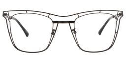 Gedern Square Black Glasses0