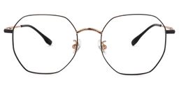 Harry Geometric Black Glasses0